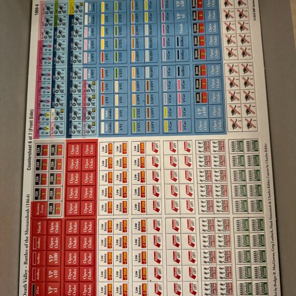 Death Valley: Battles for the Shenandoah (open, unpunched) GMT Games - Picture 8 of 16